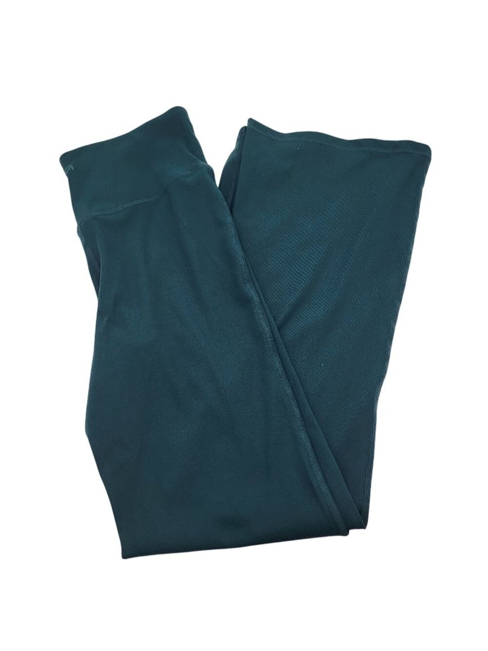 GapFIt Studio Rib Sky High Flare Women's Leggings Pants Dark Sea Green Medium